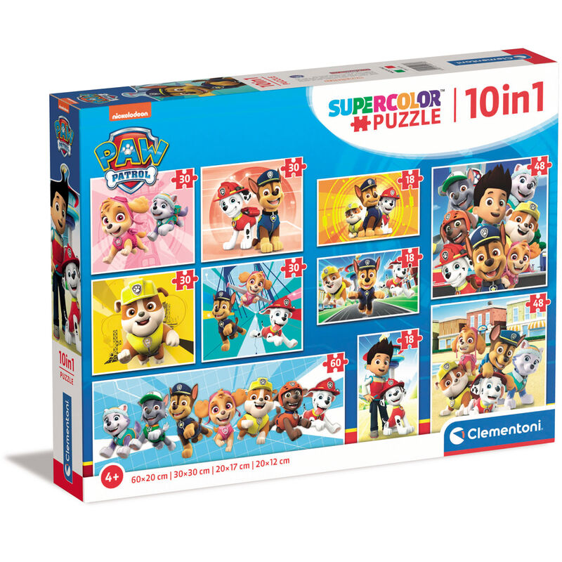 Imagen 1 - Puzzle Patrulla Canina Paw Patrol 18+30+48+60Pzs