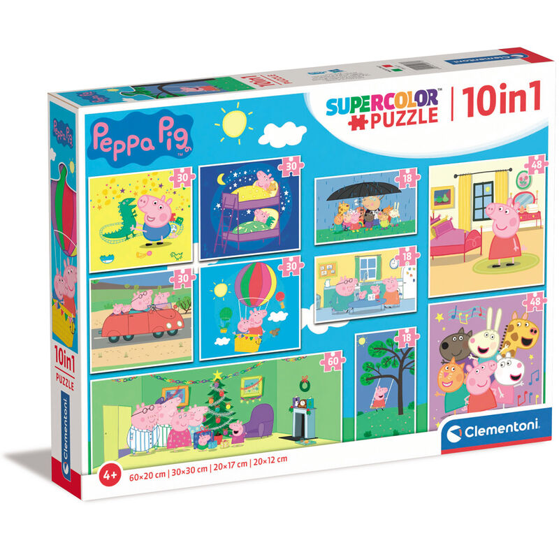 Imagen 1 - Puzzle Peppa Pig 18+30+48+60Pzs