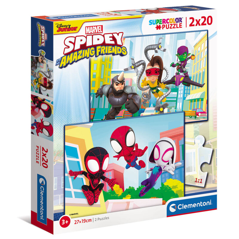 Imagen 1 - Puzzle Amazings Friends Marvel 2X20pzs