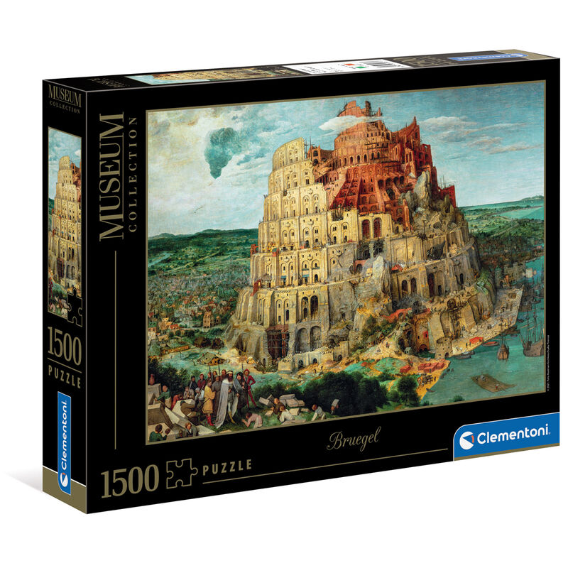 Imagen 1 - Puzzle La Torre De Babel Brueguel 1500Pzs