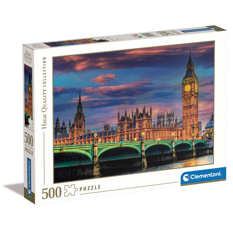 Imagen de Puzzle El Parlamento De Londres 500Pzs parte de nuestra colección en Espadas y más, sitio oficial.