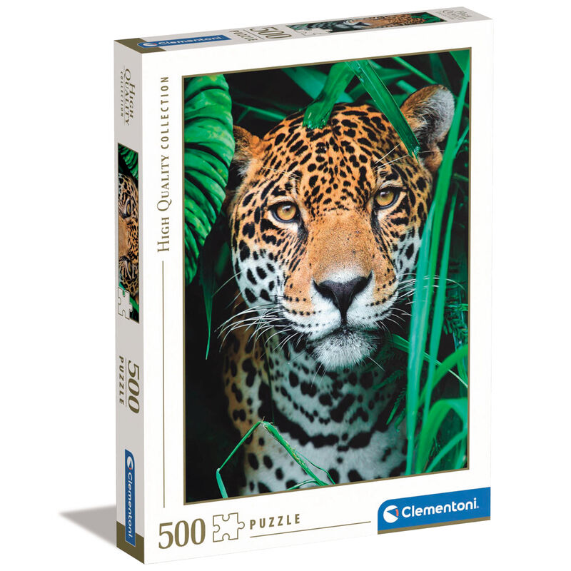 Imagen 1 - Puzzle Jaguar En La Jungla 500Pzs