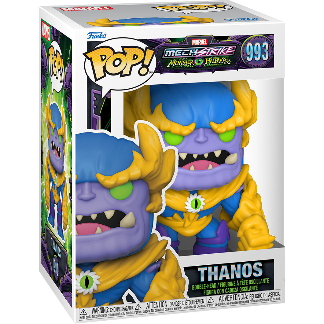 Imagen de Figura Pop Marvel Monster Hunters Thanos parte de nuestra colección en Espadas y más, sitio oficial.