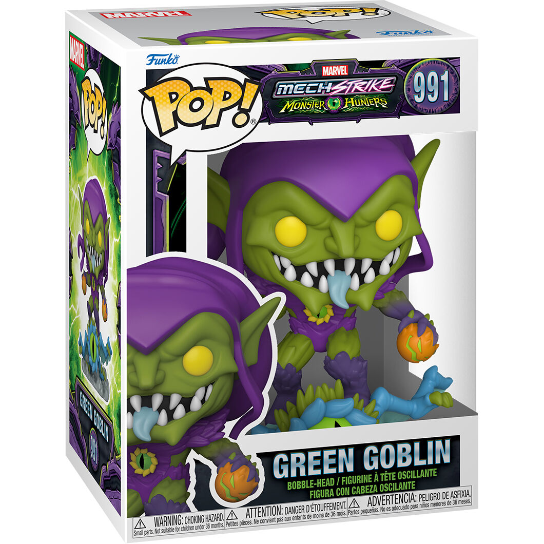 Imagen de Figura Pop Marvel Monster Hunters Green Goblin parte de nuestra colección en Espadas y más, sitio oficial.