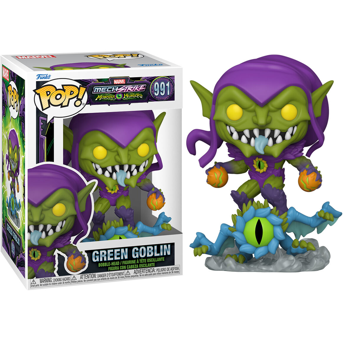 Imagen de Figura Pop Marvel Monster Hunters Green Goblin parte de nuestra colección en Espadas y más, sitio oficial.