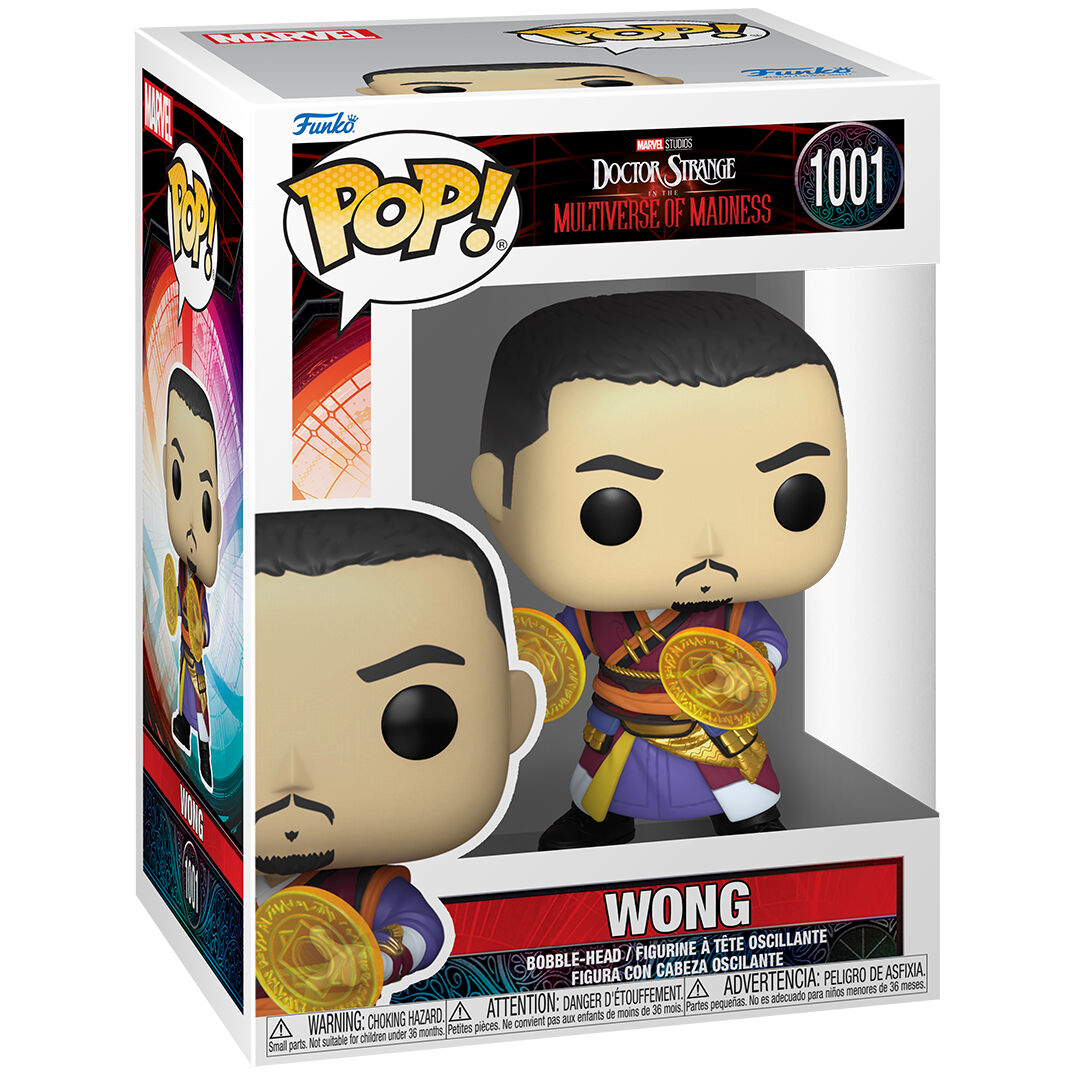 Imagen de Figura Pop Doctor Strange Multiverse Of Madness Wong parte de nuestra colección en Espadas y más, sitio oficial.