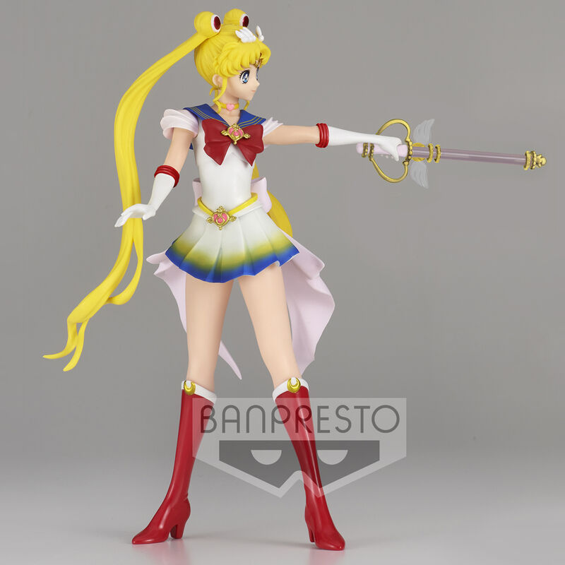 Imagen 3 - Figura Super Sailor Moon Ver.a Glitter Glamours Pretty Guardian Eternal The Movie Sailor Moon 23Cm