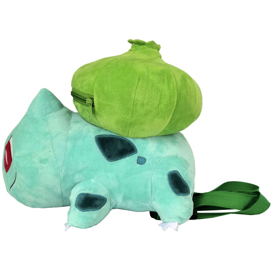 Imagen de Mochila Peluche Bulbasaur Pokemon 36Cm parte de nuestra colección en Espadas y más, sitio oficial.
