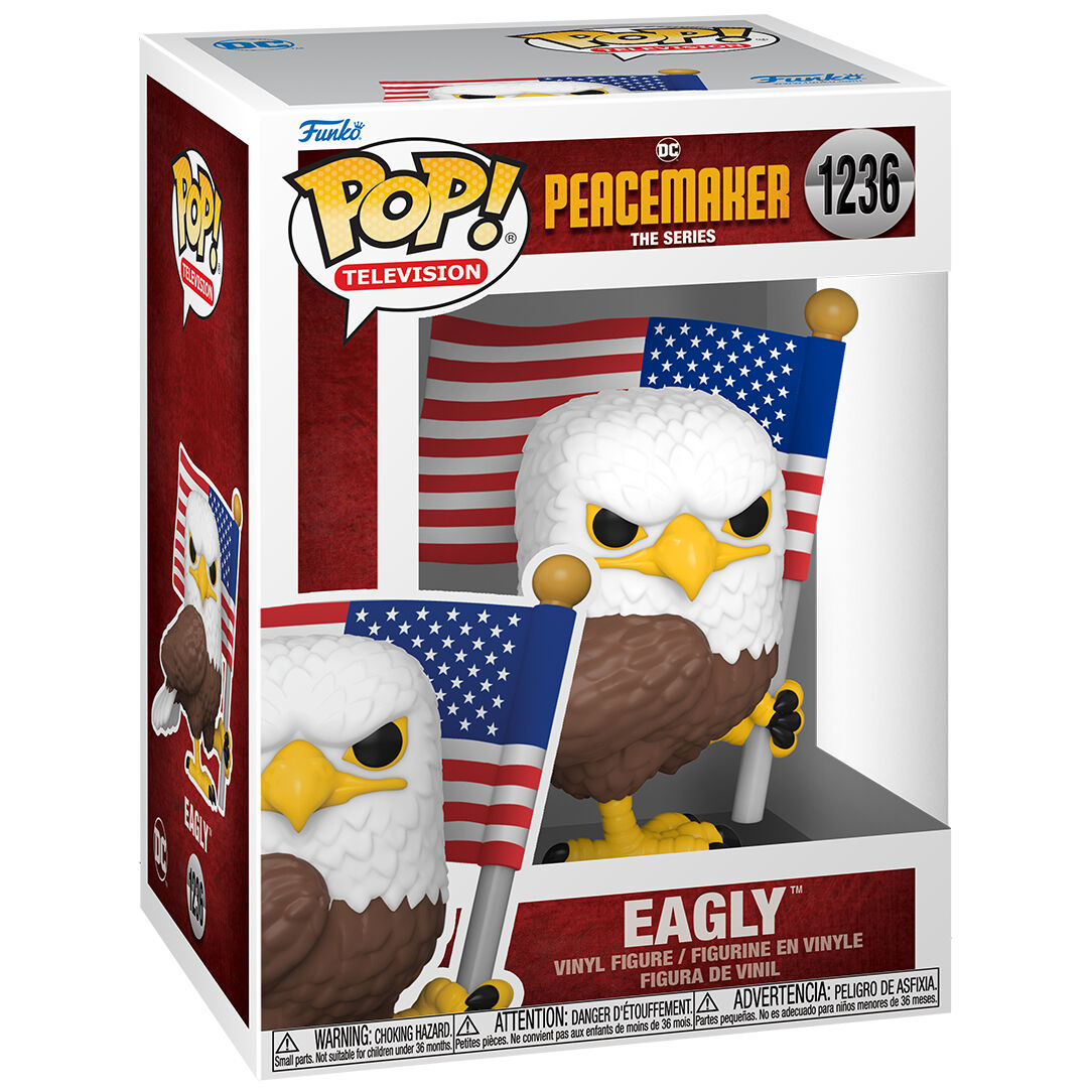 Imagen de Figura Pop Dc Comics Peacemaker Eagly parte de nuestra colección en Espadas y más, sitio oficial.