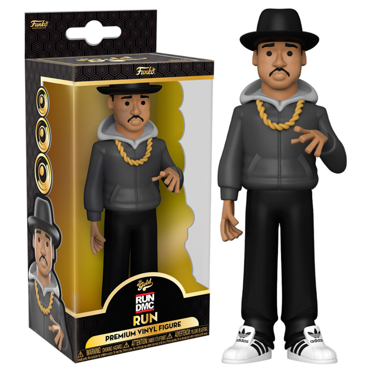 Imagen de Figura Vinyl Gold Run Dmc Run parte de nuestra colección en Espadas y más, sitio oficial.