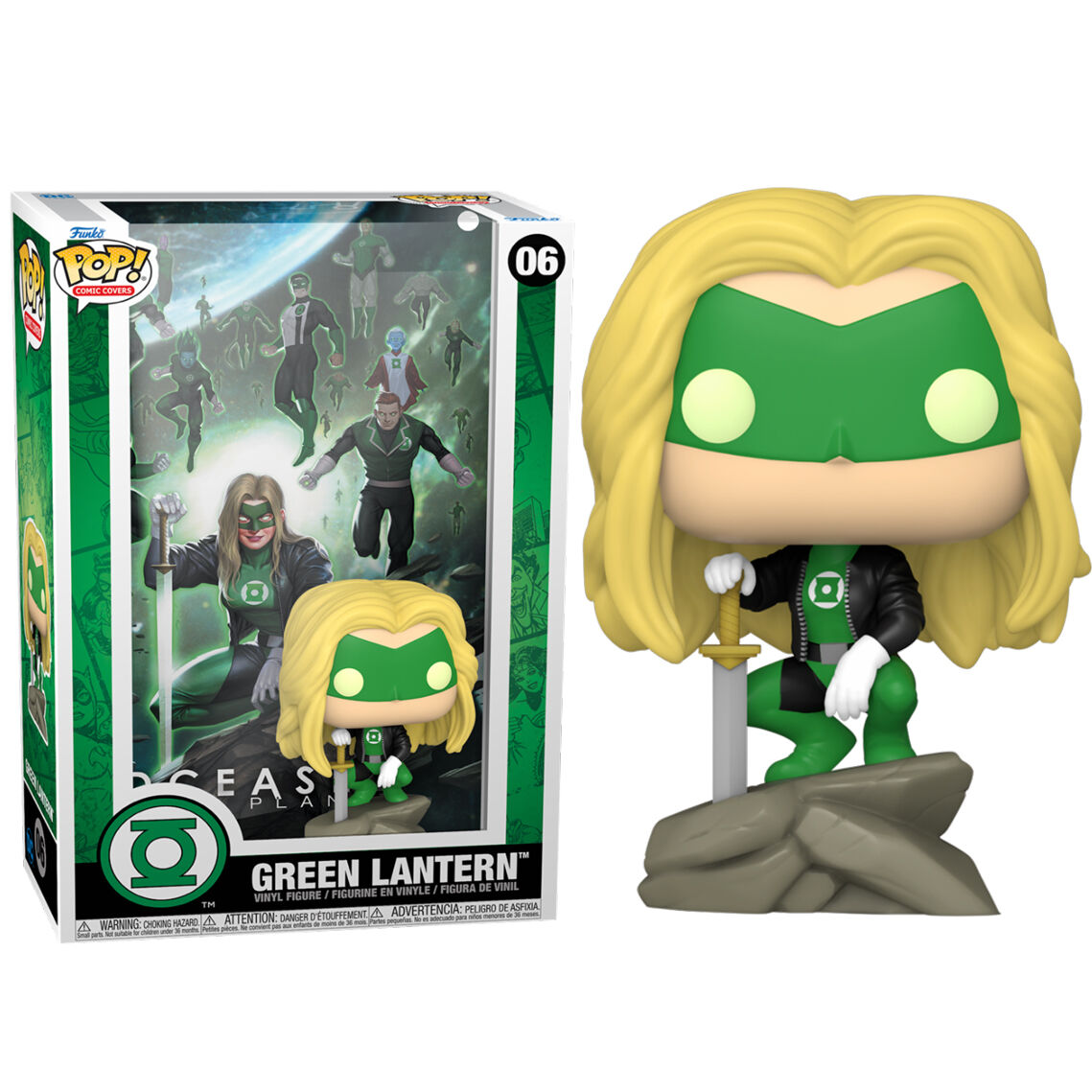 Imagen de Figura Pop Comic Covers Dcased Linterna Verde parte de nuestra colección en Espadas y más, sitio oficial.