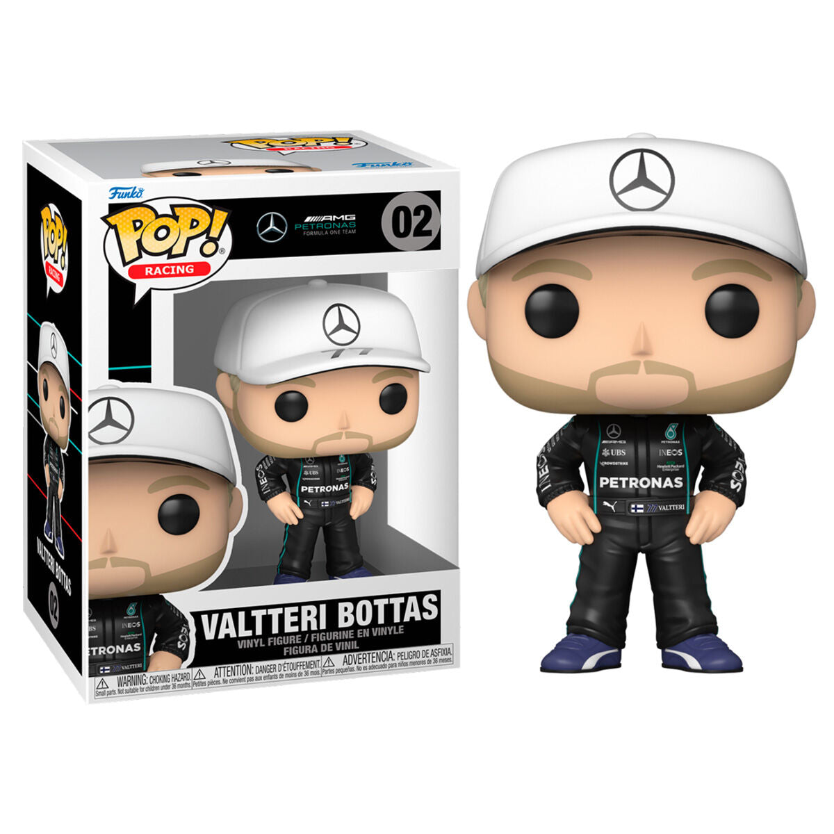 Imagen de Figura Pop Formula One Valtteri Bottas parte de nuestra colección en Espadas y más, sitio oficial.