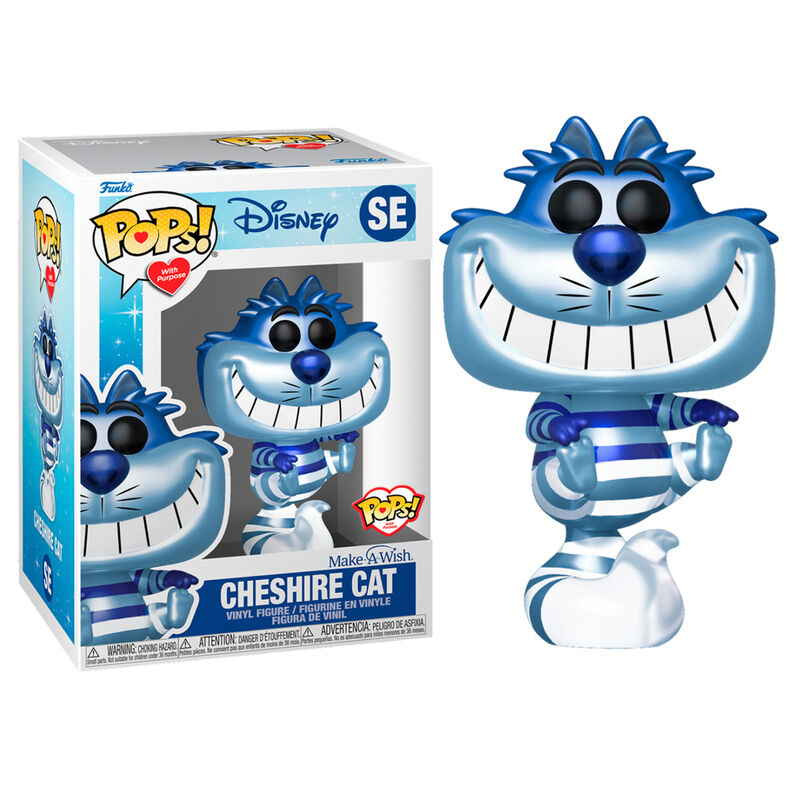 Imagen de Figura Pop Disney Make A Wish Cheshire Cat Metallic parte de nuestra colección en Espadas y más, sitio oficial.