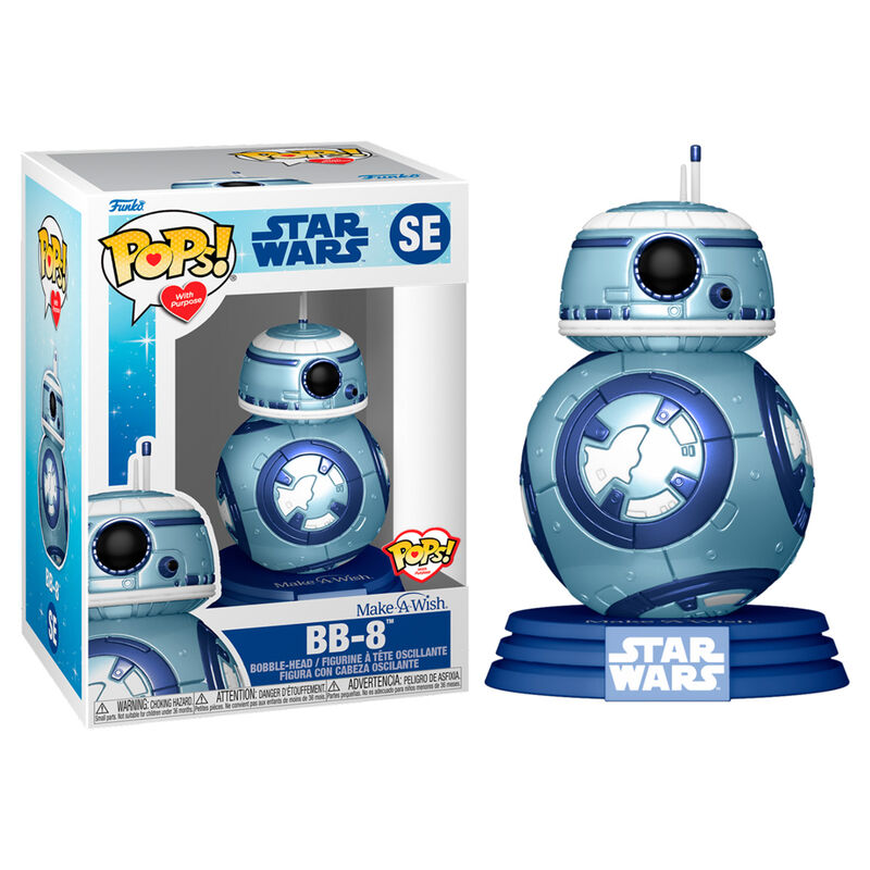 Imagen de Figura Pop Star Wars Make A Wish Bb-8 Metallic parte de nuestra colección en Espadas y más, sitio oficial.