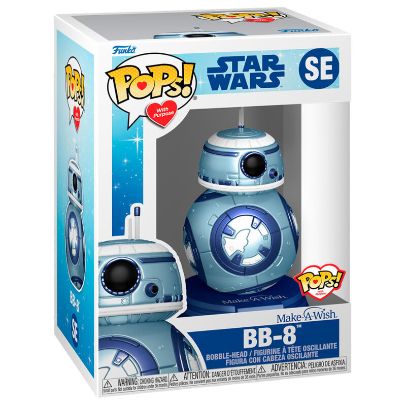 Imagen de Figura Pop Star Wars Make A Wish Bb-8 Metallic parte de nuestra colección en Espadas y más, sitio oficial.