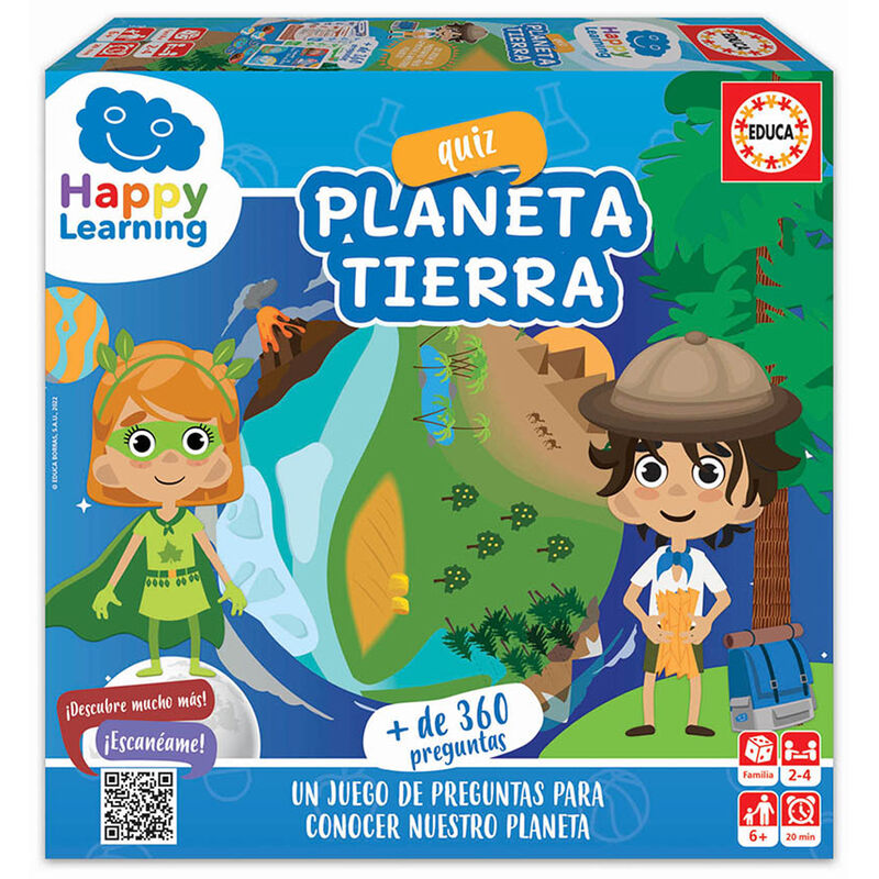 Imagen 1 - Juego Mesa Planeta Tierra Happy Leaning