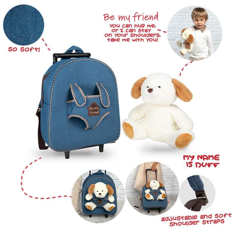 Imagen 3 - Trolley + Peluche Perro Duff 38Cm