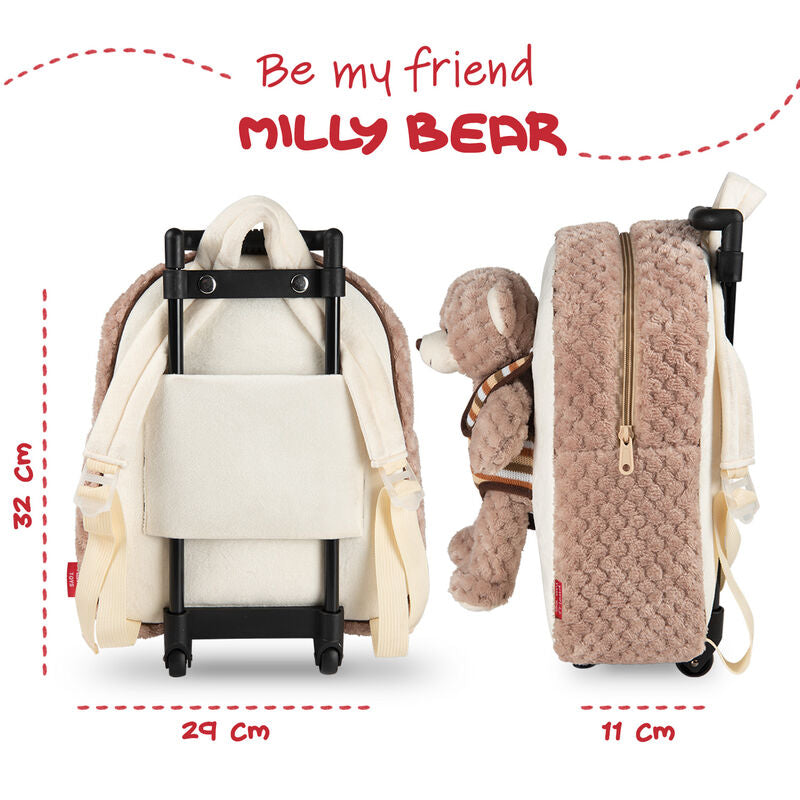 Imagen 3 - Trolley + Peluche Oso Milly 38Cm