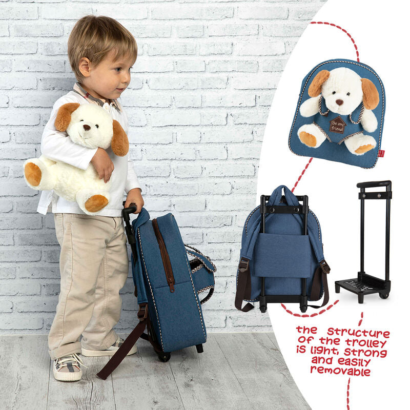 Imagen 4 - Trolley + Peluche Perro Duff 38Cm
