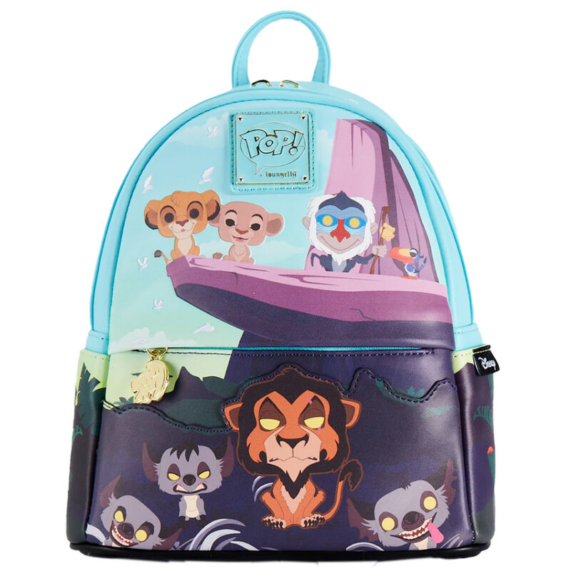 Imagen de Mochila Roca Del Orgullo El Rey Leon Disney Loungefly 26Cm parte de nuestra colección en Espadas y más, sitio oficial.