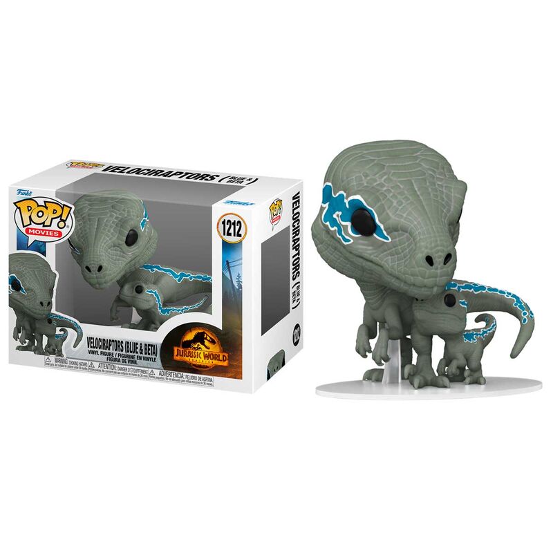Imagen de Figura Pop Jurassic World 3 Velociraptors Blue & Beta parte de nuestra colección en Espadas y más, sitio oficial.