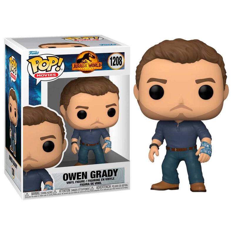 Imagen de Figura Pop Jurassic World 3 Owen Grady parte de nuestra colección en Espadas y más, sitio oficial.
