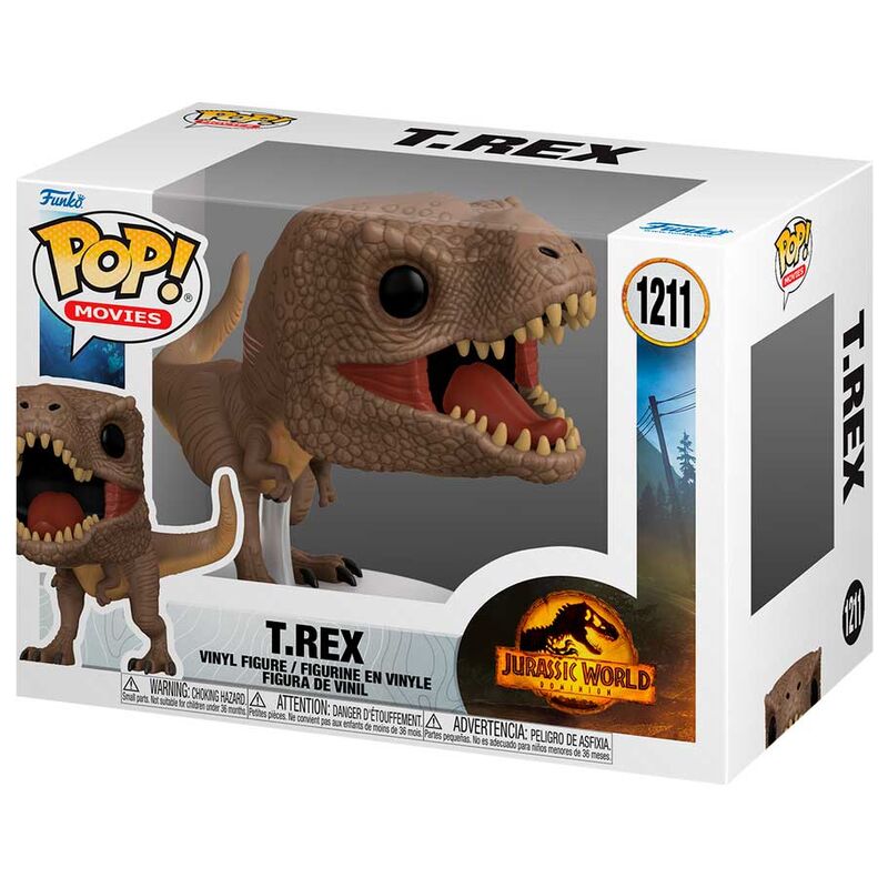 Imagen de Figura Pop Jurassic World 3 T-Rex parte de nuestra colección en Espadas y más, sitio oficial.