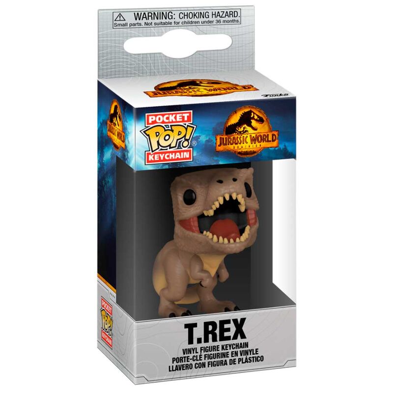 Imagen 2 - Llavero Pocket Pop Jurassic World 3 T-rex
