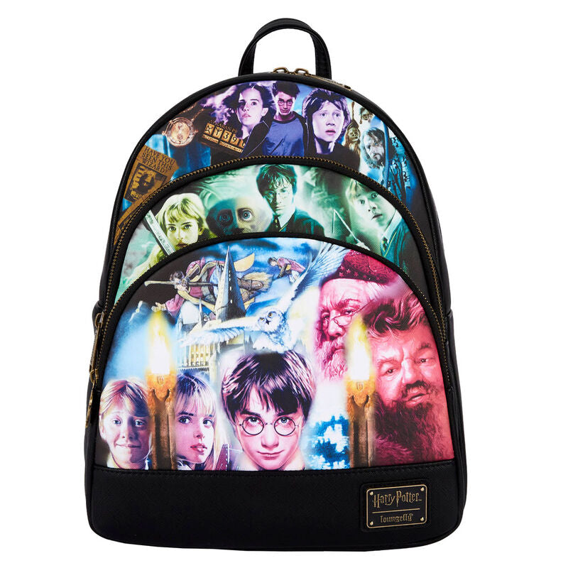 Imagen 1 - Mochila Trilogia Harry Potter Loungefly 34Cm