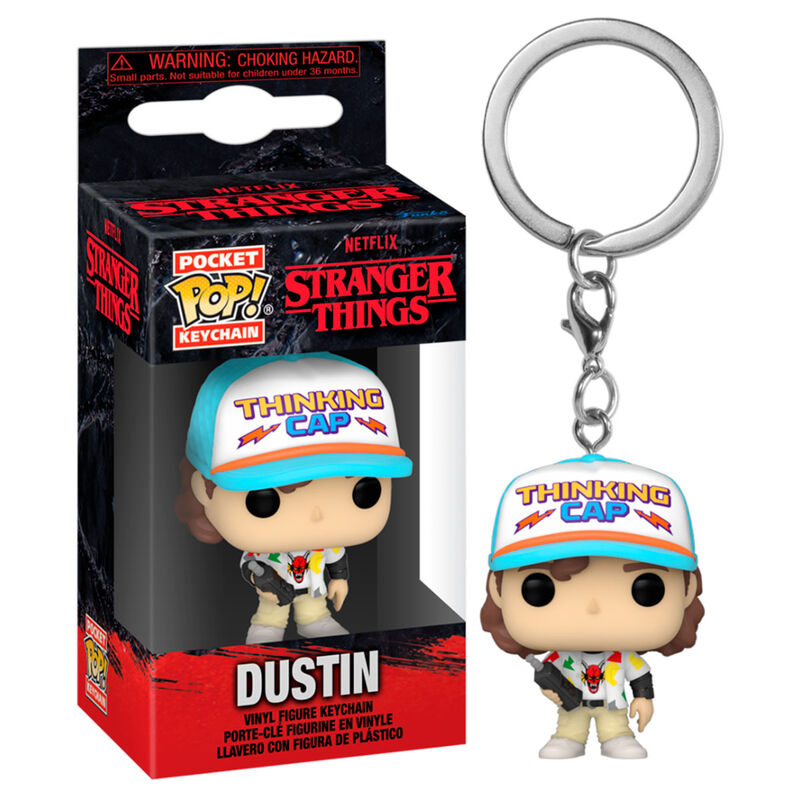 Imagen de Llavero Pocket Pop Stranger Things Dustin parte de nuestra colección en Espadas y más, sitio oficial.
