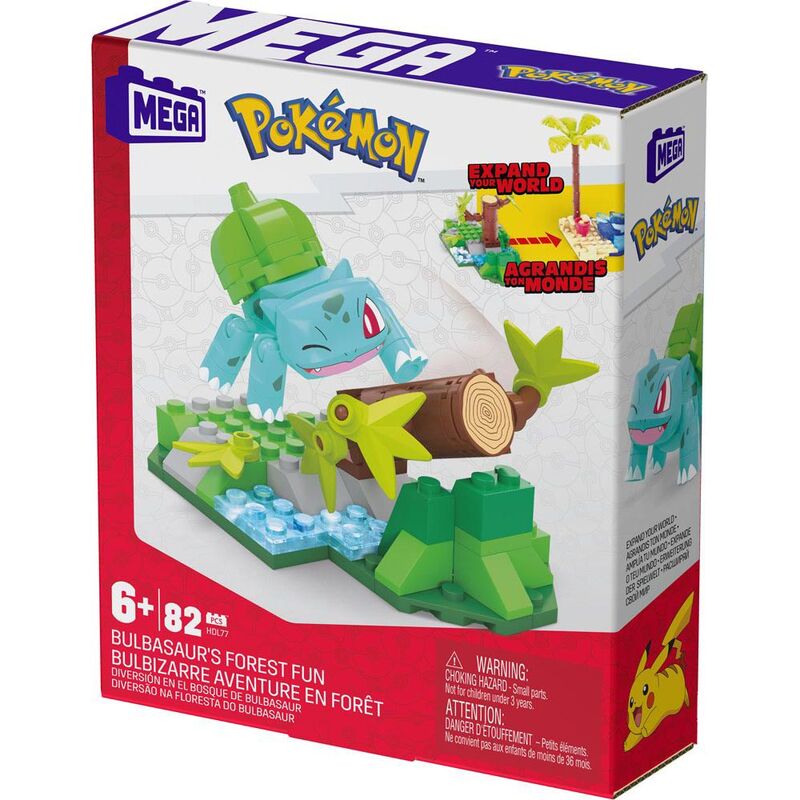 Imagen 4 - Kit Construccion Mega Construx Bulbasaur Forest Fun Pokemon 82Pzs