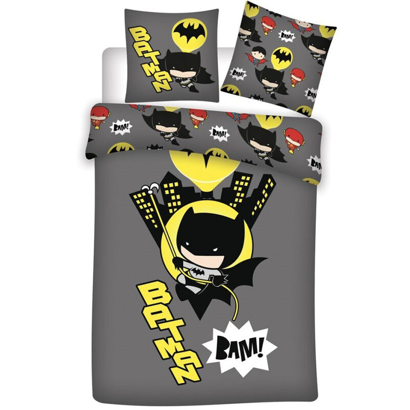 Imagen 1 - Funda Nordica Chibi Batman Dc Comics Cama 90 Microfibra