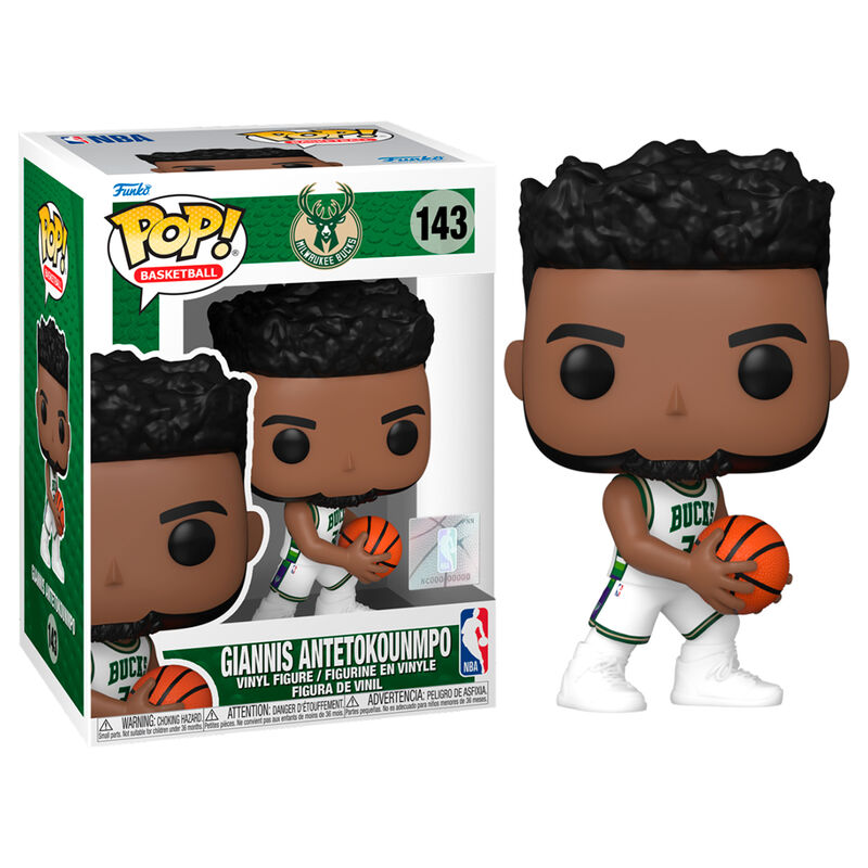 Imagen 1 - Figura Pop Nba Bucks Giannis Antetokounmpo
