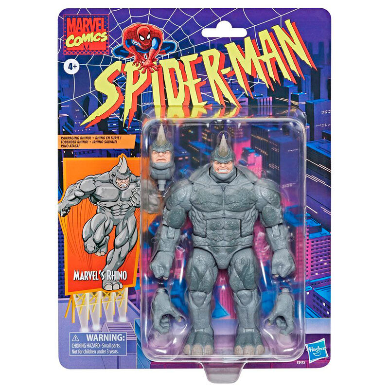 Imagen 1 - Figura Rhino Spiderman Marvel Legends 15Cm
