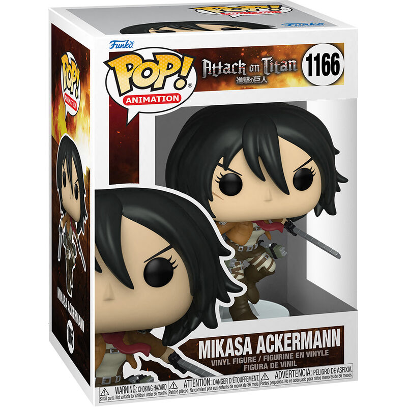 Imagen de Figura Pop Attack On Titan Mikasa Ackermann parte de nuestra colección en Espadas y más, sitio oficial.