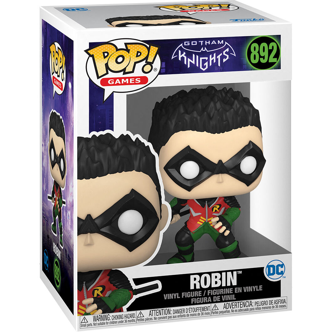 Imagen de Figura Pop Dc Comics Gotham Knights Robin parte de nuestra colección en Espadas y más, sitio oficial.