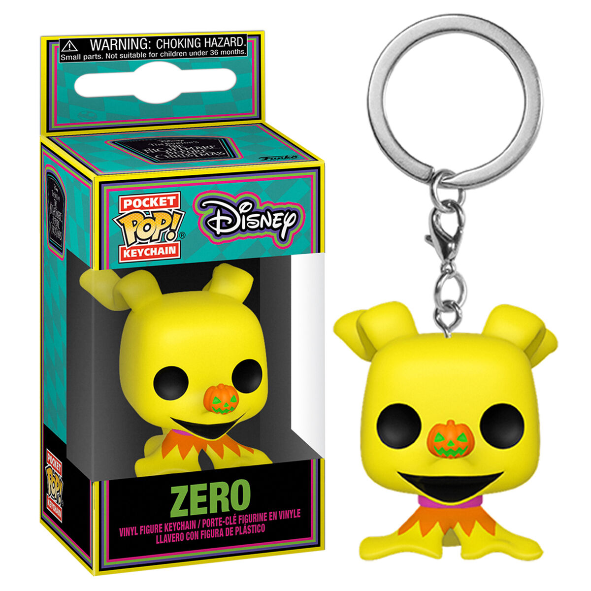 Imagen de Llavero Pocket Pop Disney Pesadilla Antes De Navidad Zero parte de nuestra colección en Espadas y más, sitio oficial.