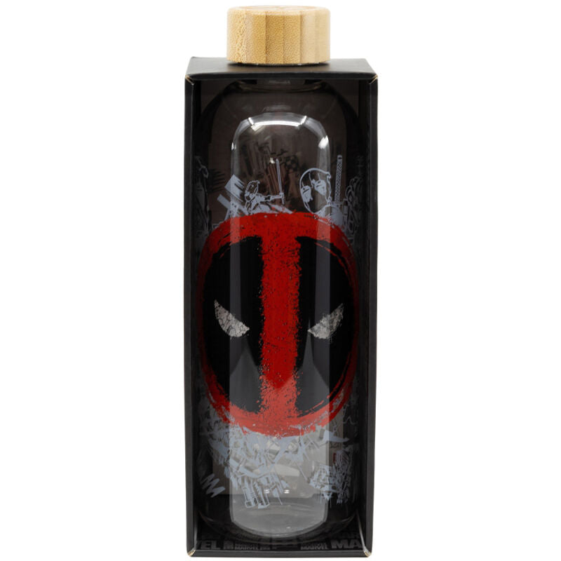 Imagen de Botella Cristal Deadpool Marvel 1030Ml parte de nuestra colección en Espadas y más, sitio oficial.
