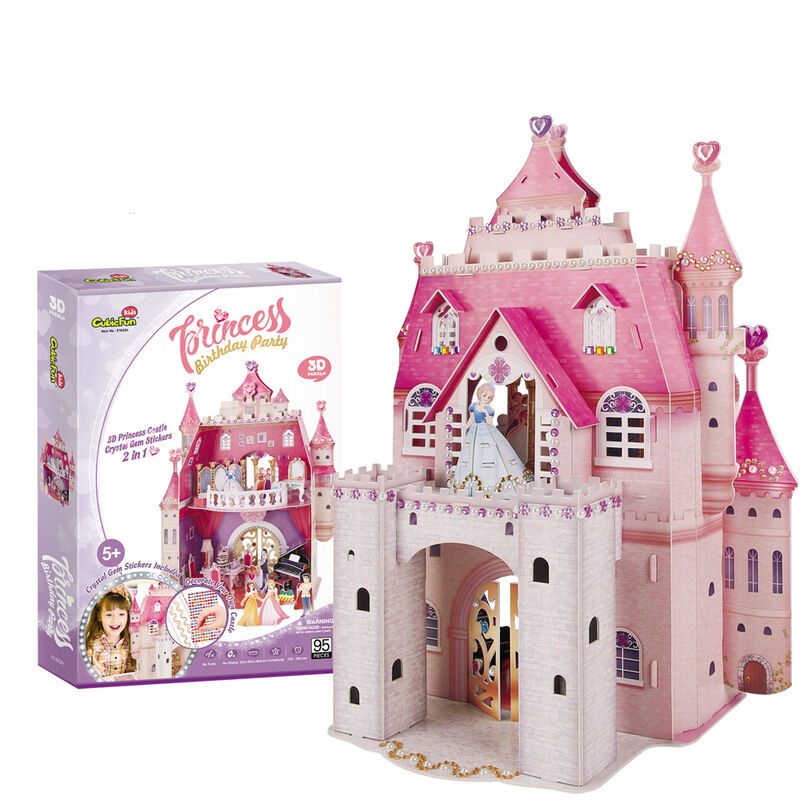 Imagen 1 - Puzzle 3D Fiesta De Cumpleaños Princesa 95Pzs