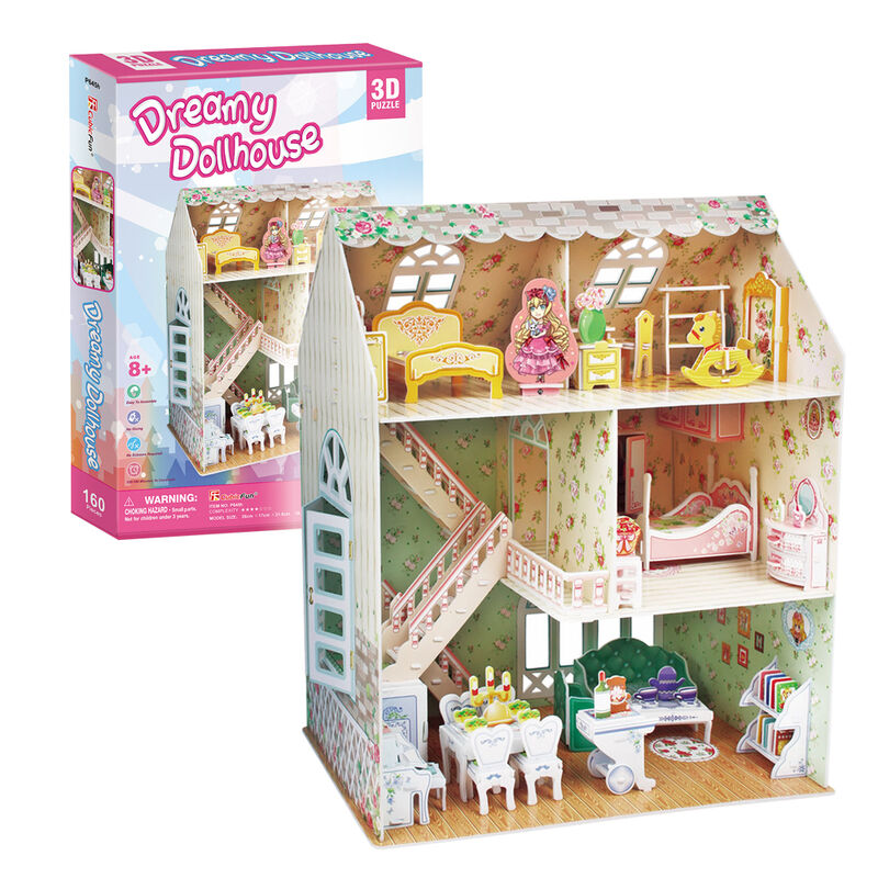 Imagen 1 - Puzzle 3D Casa De Muñecas De Ensueño 160Pzs