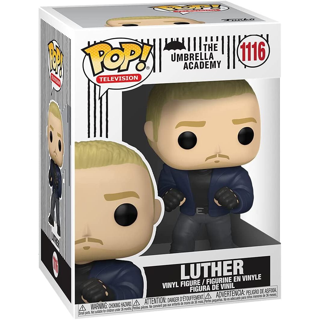 Imagen de Figura Pop Umbrella Academy Luther parte de nuestra colección en Espadas y más, sitio oficial.