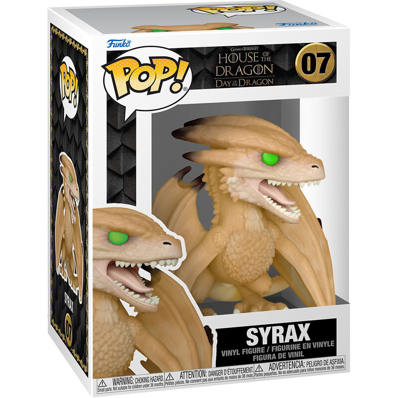 Imagen de Figura Pop Juego De Tronos La Casa Del Dragon Syrax parte de nuestra colección en Espadas y más, sitio oficial.