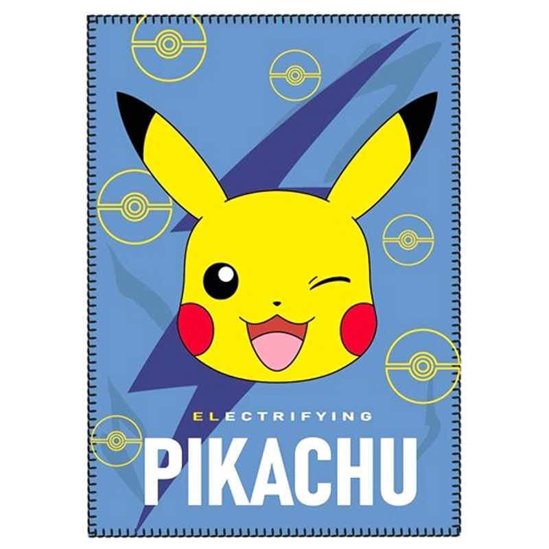 Imagen 1 - Manta Polar Pikachu Pokemon