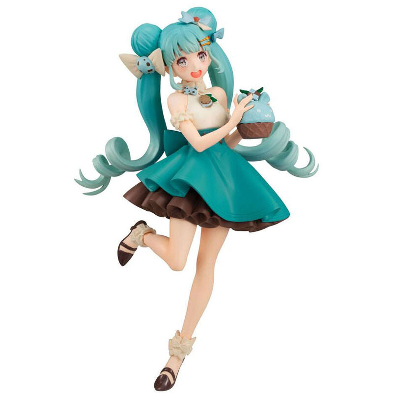 Imagen de Figura Hatsune Miku Chocolate Mint Sweet Sweets Hatsune Miku 17Cm parte de nuestra colección en Espadas y más, sitio oficial.