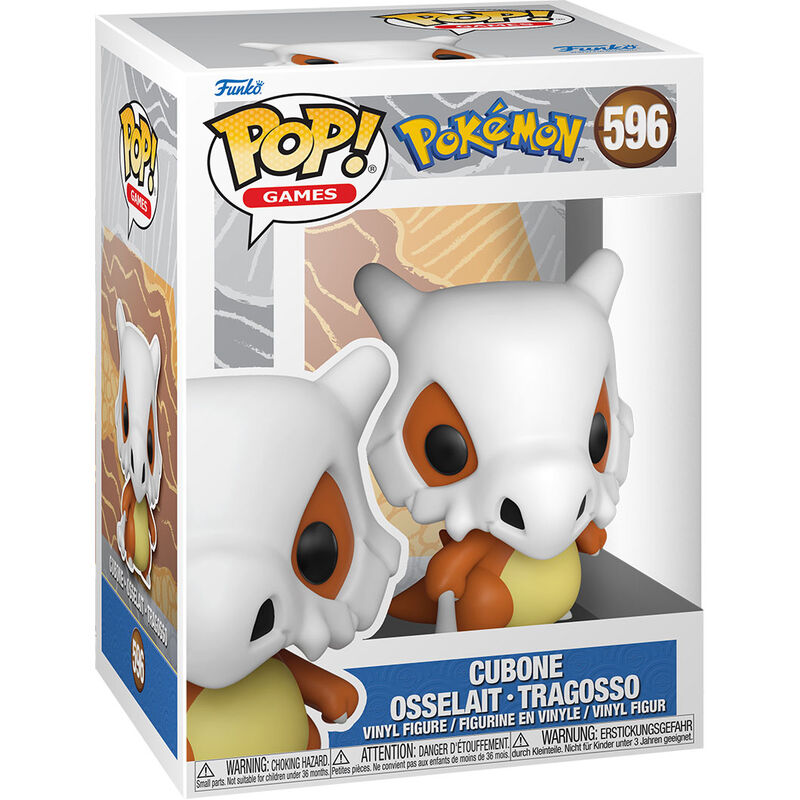 Imagen de Figura Pop Pokemon Cubone parte de nuestra colección en Espadas y más, sitio oficial.