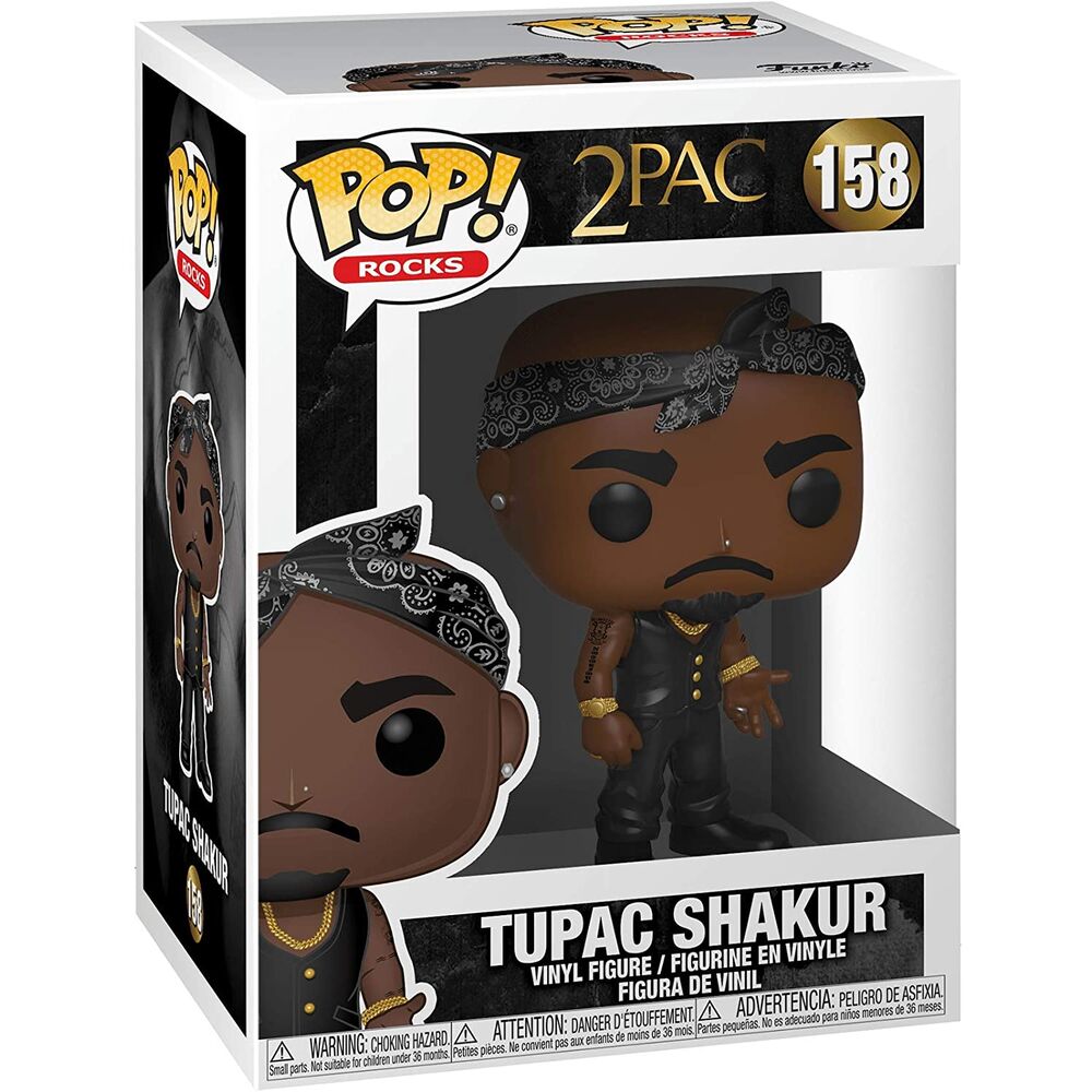 Imagen 2 - Figura Pop Tupac Vest With Bandana