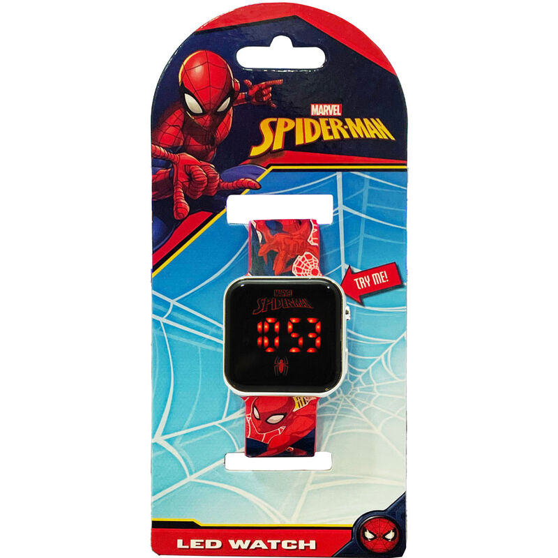 Imagen de Reloj Led Spiderman Marvel 2 parte de nuestra colección en Espadas y más, sitio oficial.