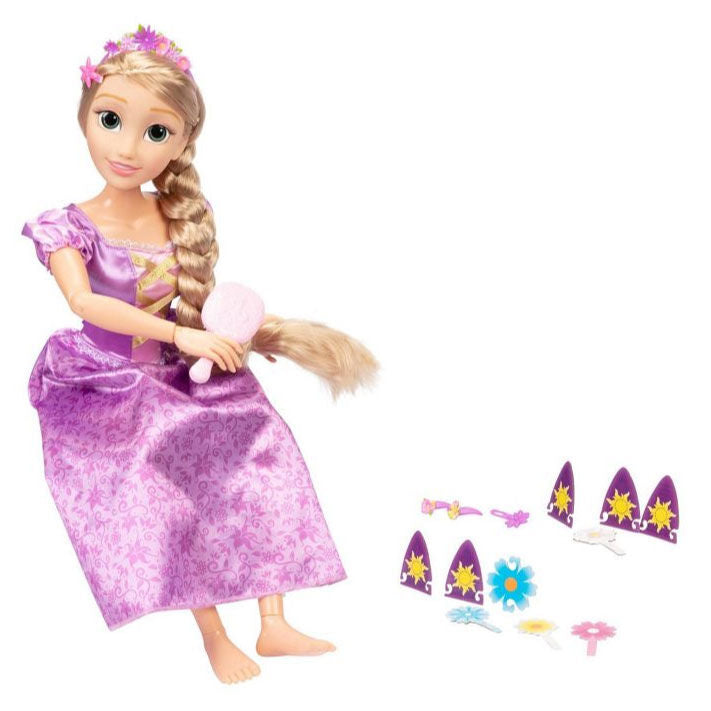 Imagen de Muñeca Rapunzel Enredados Disney 80Cm parte de nuestra colección en Espadas y más, sitio oficial.