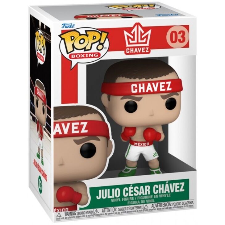 Imagen de Figura Pop Julio Cesar Chavez parte de nuestra colección en Espadas y más, sitio oficial.