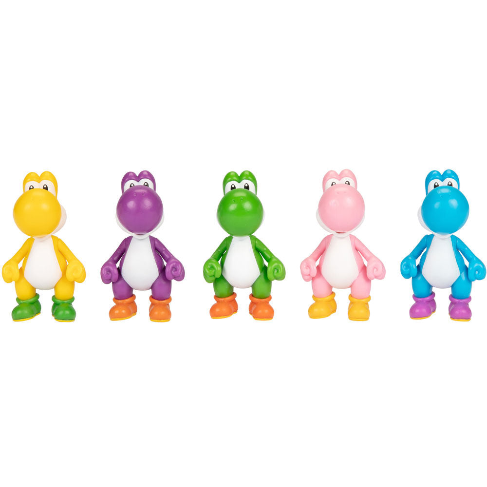 Imagen 4 - Blister 5 Figuras Yoshi Super Mario Bros 6,5Cm